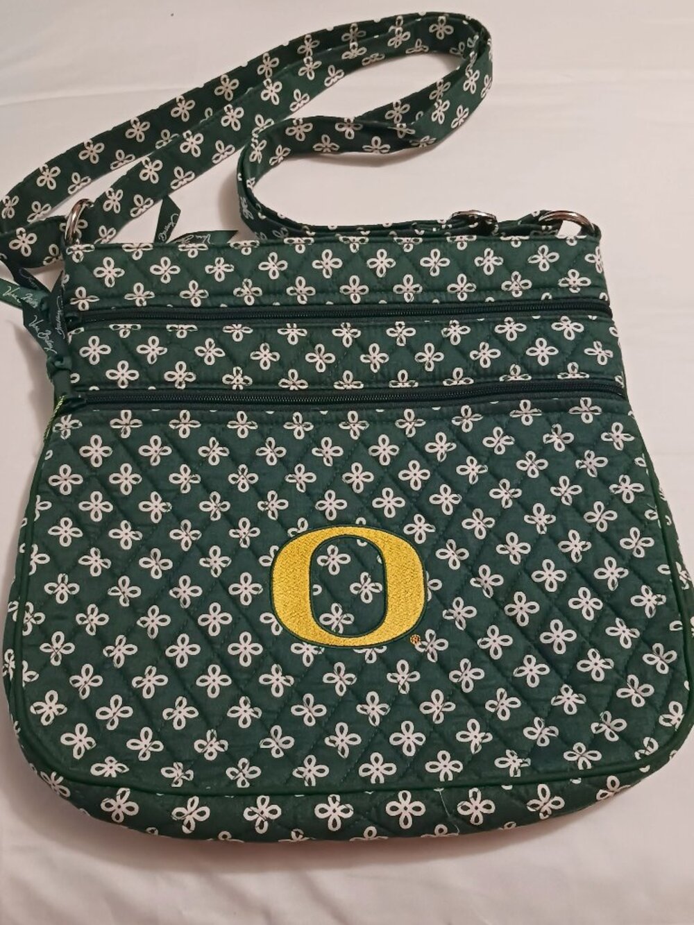 Vera Bradley Collegiate Crossbody - University of Oregon - Green - NWT